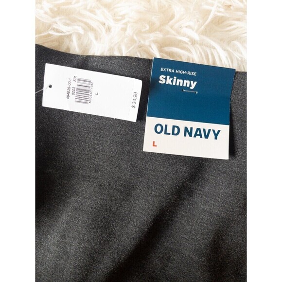Old Navy NWT Extra High Rise Gray Leggings size Large - Picture 6 of 8